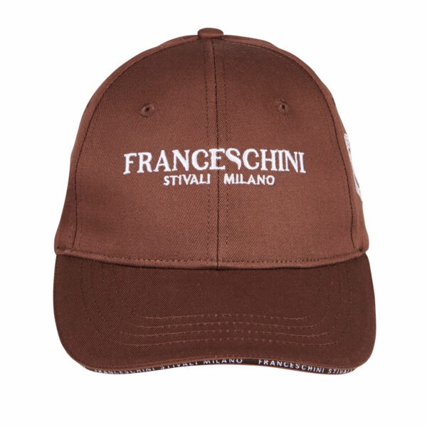 cappellino unisex baseball cotone regolabile marrone