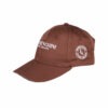 cappellino unisex baseball cotone regolabile marrone