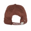 cappellino unisex baseball cotone regolabile marrone