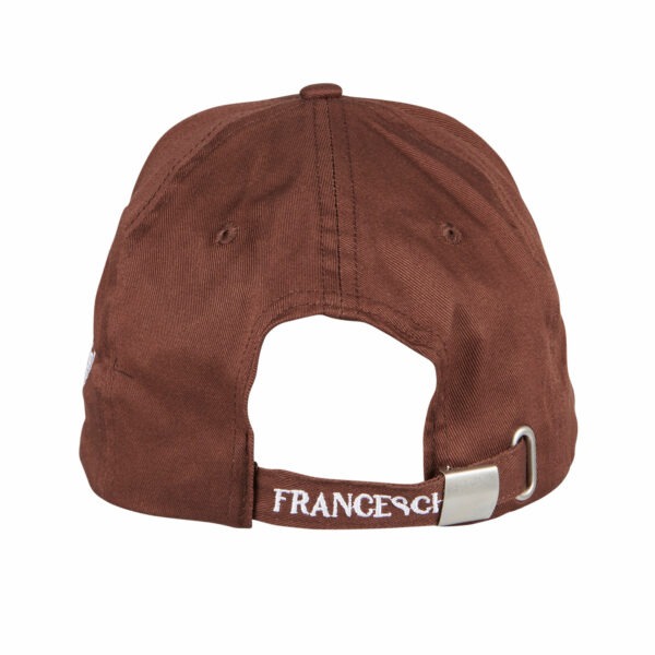 cappellino unisex baseball cotone regolabile marrone