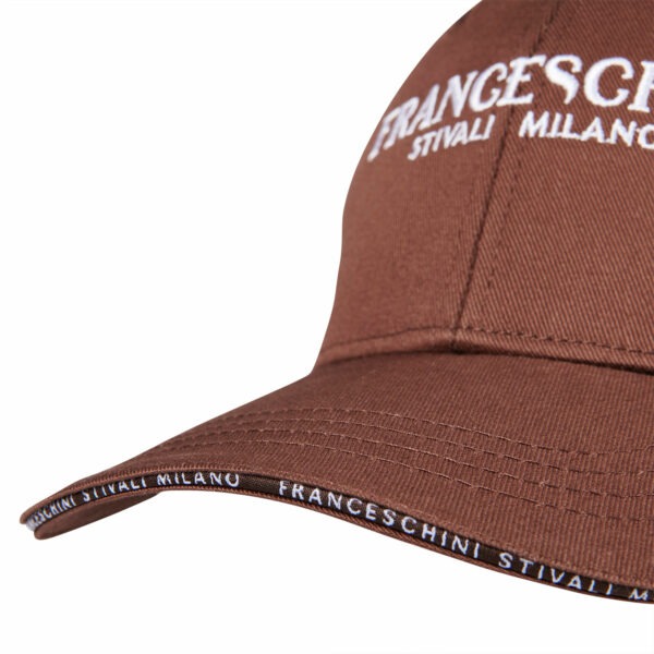 cappellino unisex baseball cotone regolabile marrone