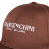 cappellino unisex baseball cotone regolabile marrone