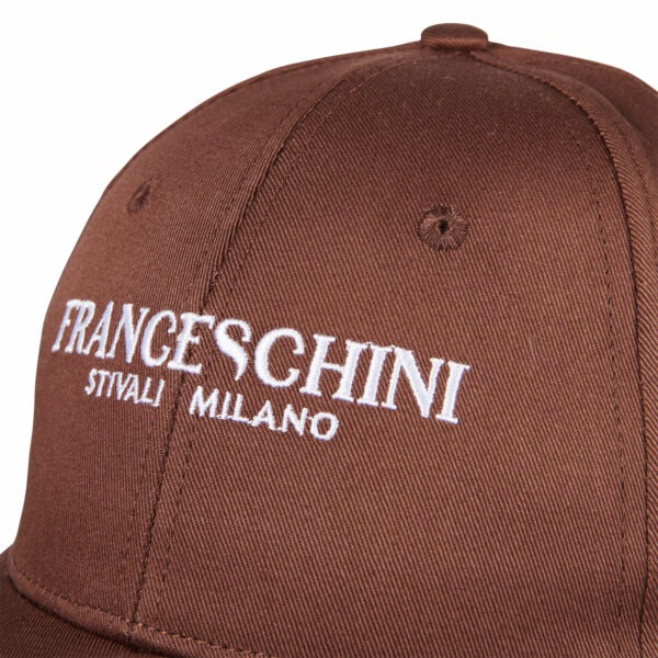 cappellino unisex baseball cotone regolabile marrone