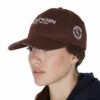 cappellino unisex baseball cotone regolabile marrone
