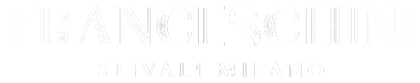 logo franceschini stivali milano bianco