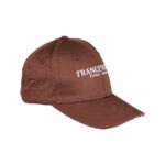 cappellino unisex baseball cotone regolabile marrone